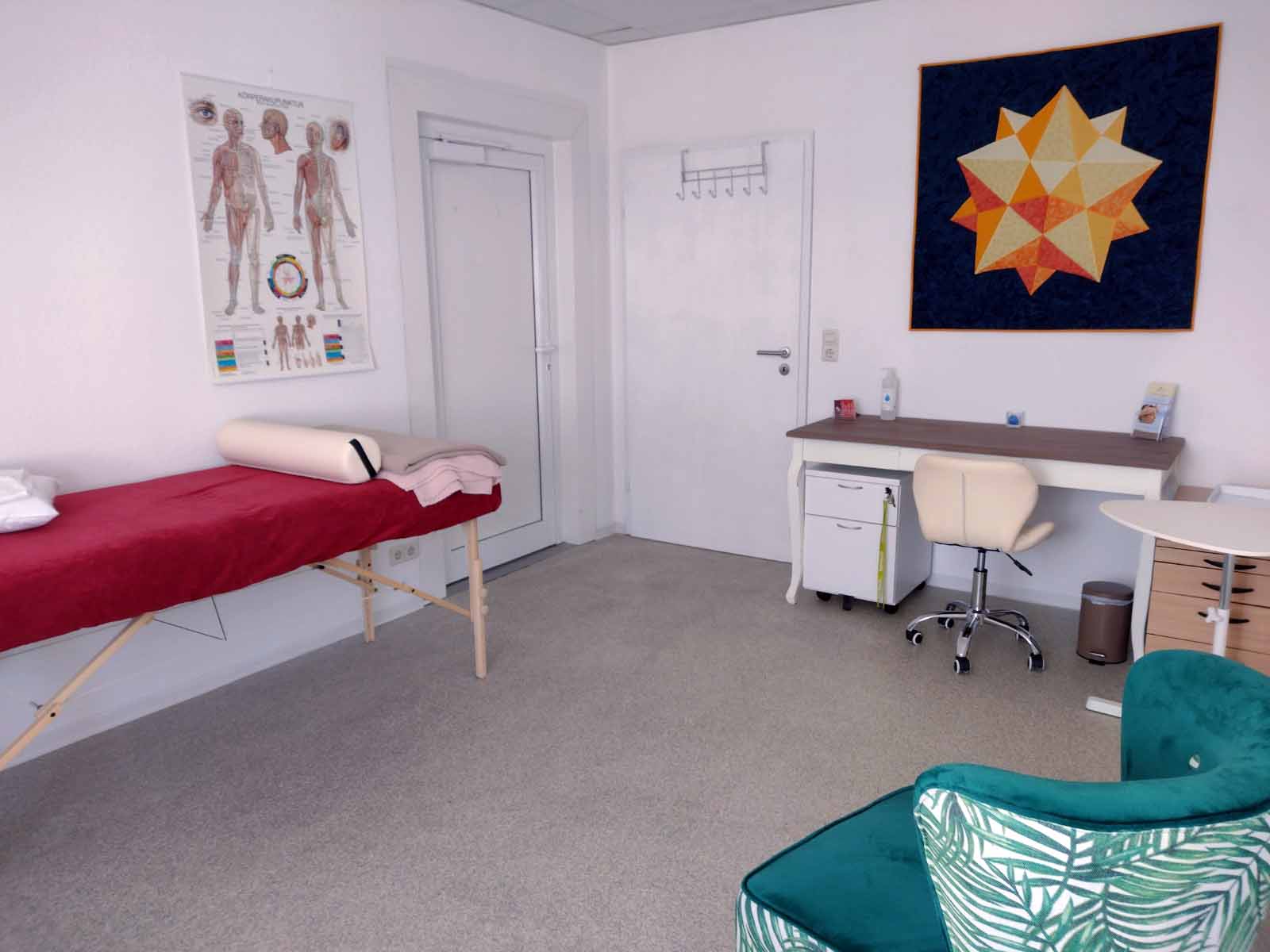 Beratungsraum für psychologische Beratung und Kinesiologie von Almut Kleist in Rödermark